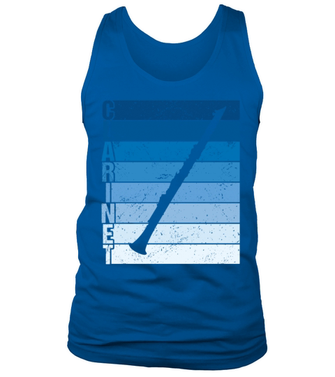 Vintage Clarinet Musician Marching Band Tank Top Unisex