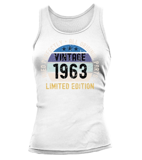 60th Birthday Vintage 1963 Tank top Woman