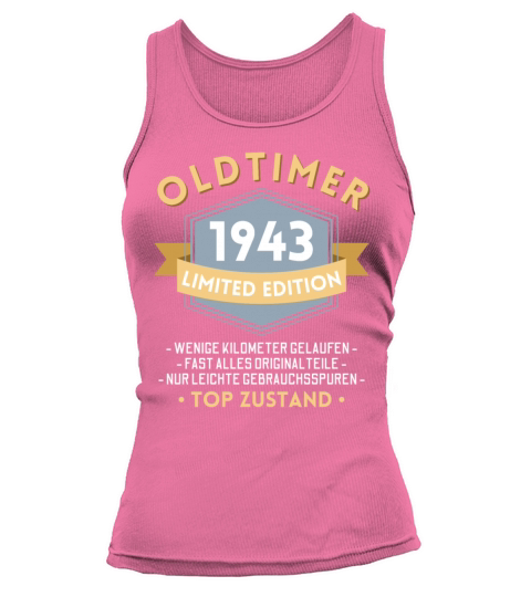 80th Birthday Vintage 1943 Tank top Woman