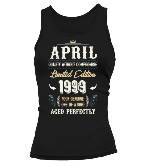 April 1999 Vintage Birthday Present Tank top Woman
