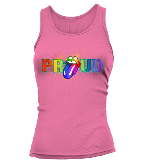 Proud LGBT sublimation Sexly Lips Tank top Woman