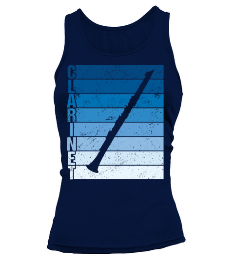 Vintage Clarinet Musician Marching Band Tank top Woman