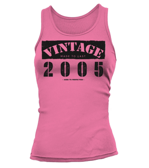 Vintage Classic 2005 18th Birthday - 18 Years Old Tank top Woman