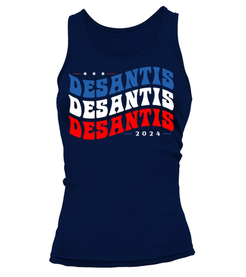 Vintage Groovy Ron DeSantis 2024 - Make America Tank top Woman