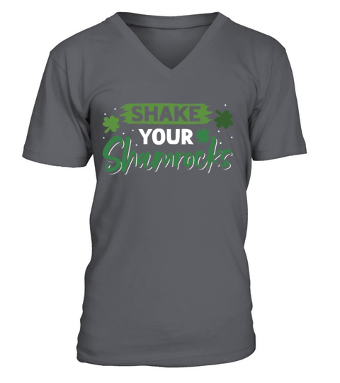 Funny Irish Saint Patricks Day Shake Your V-Neck T-shirt