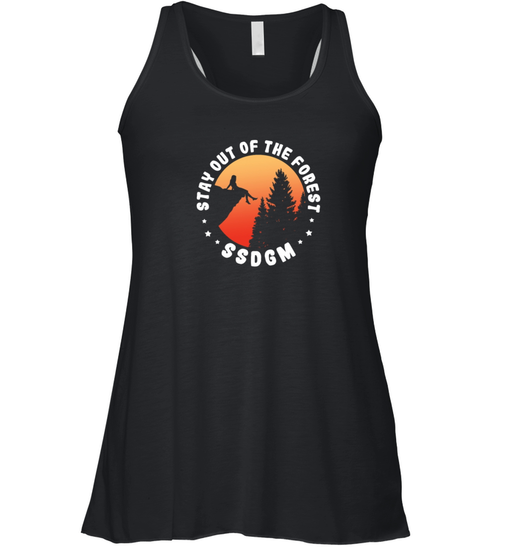 Stay Out of The Forest SSDGM Vintage Women's Flowy Tank Top