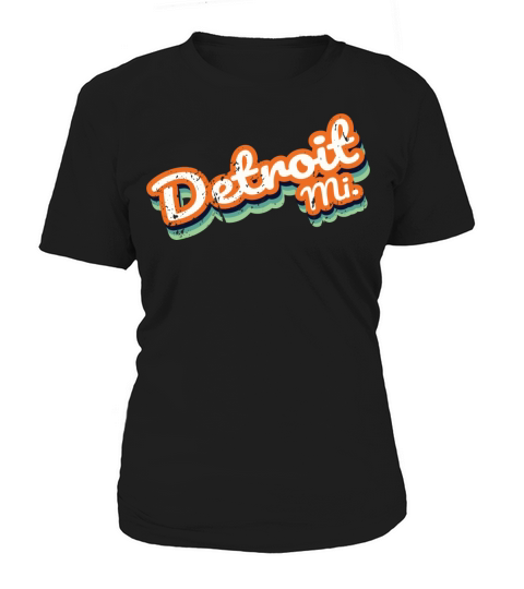 Retro Vintage Detroit Mi Women's T-Shirt