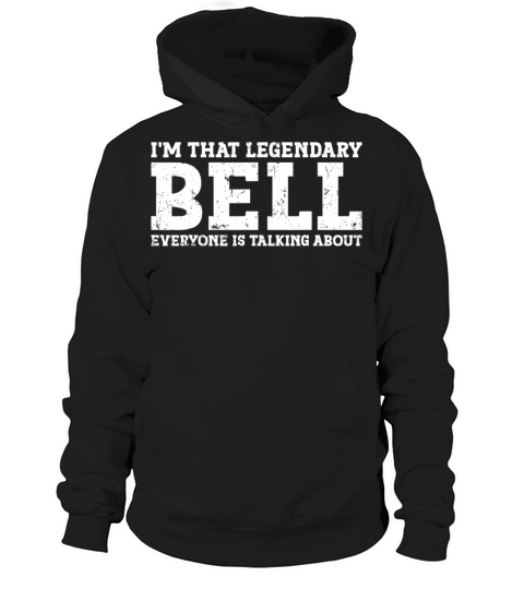 Vintage Bell Surname Team Family Last Name Bell Hoodie Unisex