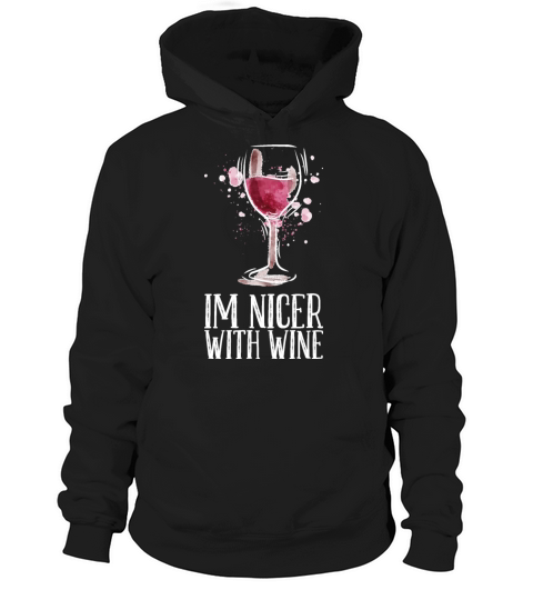 Wine drinking Red Wine Gift Hoodie Unisex