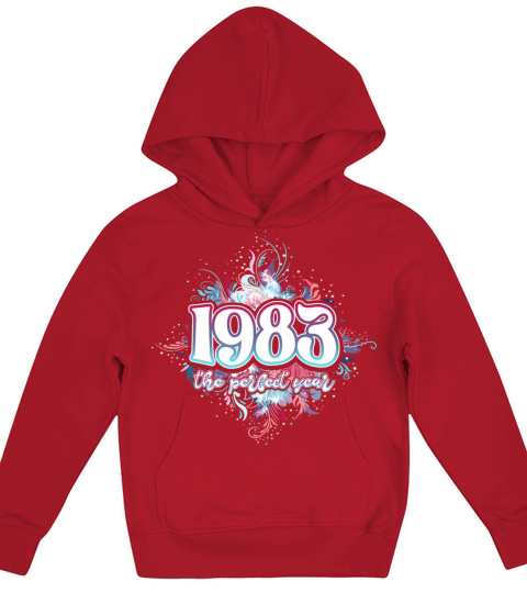 Perfect Year 1983 40 Years Woman 40th Birthday Kids Hoodie