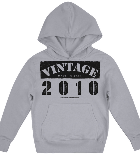 Vintage Classic 2010 13rd Birthday - 13 Years Old Kids Hoodie