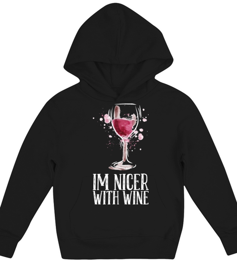 Wine drinking Red Wine Gift Kids Hoodie