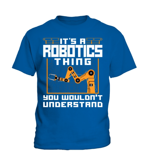 Robot Robotics Engineer Vintage Kids T-Shirt