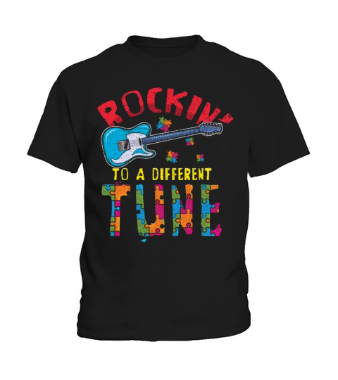 Rocking Different Tune Autism Awareness Kids T-Shirt