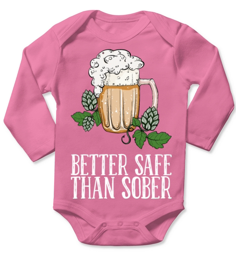 Beer Brewery Long Sleeve Baby One-Piece