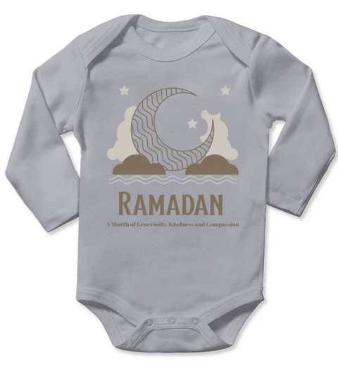Ramadan Long Sleeve Baby One-Piece