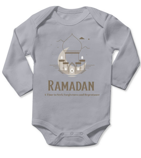 Ramadan Long Sleeve Baby One-Piece