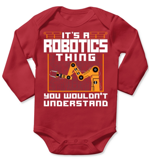 Robot Robotics Engineer Vintage Long Sleeve Baby One-Piece