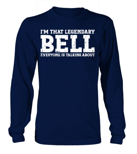Vintage Bell Surname Team Family Last Name Bell Long sleeved Unisex