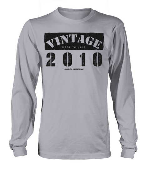 Vintage Classic 2010 13rd Birthday - 13 Years Old Long sleeved Unisex