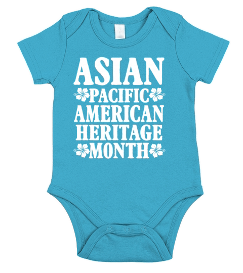 Asian Pacific American Heritage Month Short Sleeve Baby One-Piece