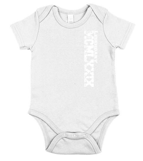 Birthday gift legandary vintage 1979 Short Sleeve Baby One-Piece