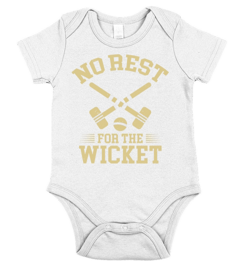 No Rest For The Wicket Short Sleeve Baby One-Piece