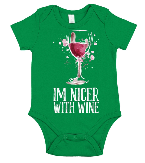 Wine drinking Red Wine Gift Short Sleeve Baby One-Piece