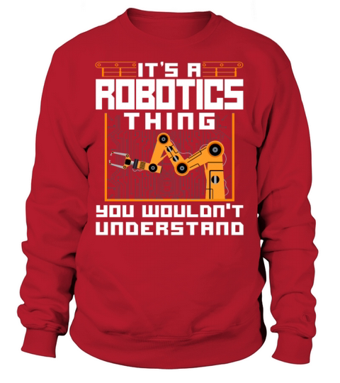 Robot Robotics Engineer Vintage Sweatshirt Unisex
