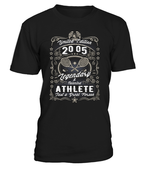 Vintage 2005 Tennis Birthday Gift Sport Hobby T-Shirt Unisex