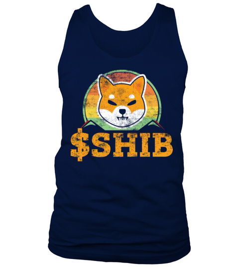 Shiba Inu Coin Shib Retro Vintage Distressed Tank Top Unisex