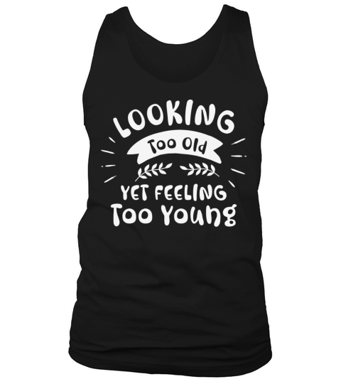 Young Grandparent Vintage Typography Retro Old Tank Top Unisex