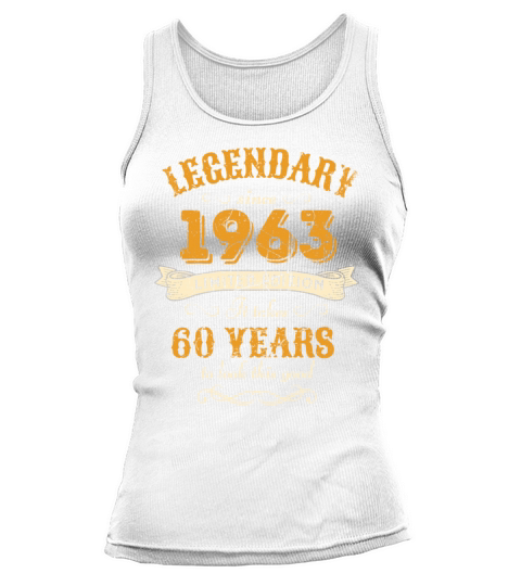 60th Birthday Vintage 1963 Tank top Woman