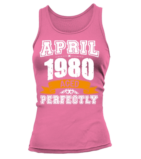 April 1980 Vintage Birthday Present Tank top Woman