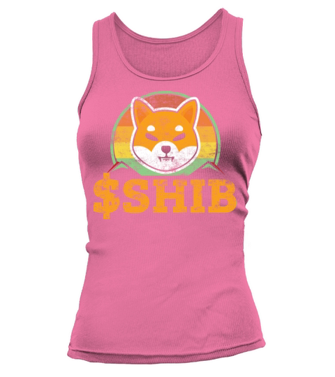 Shiba Inu Coin Shib Retro Vintage Distressed Tank top Woman