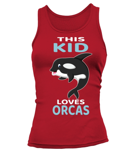 This Kid Loves Orcas I Whale I Kids I Toddler Orca Tank top Woman