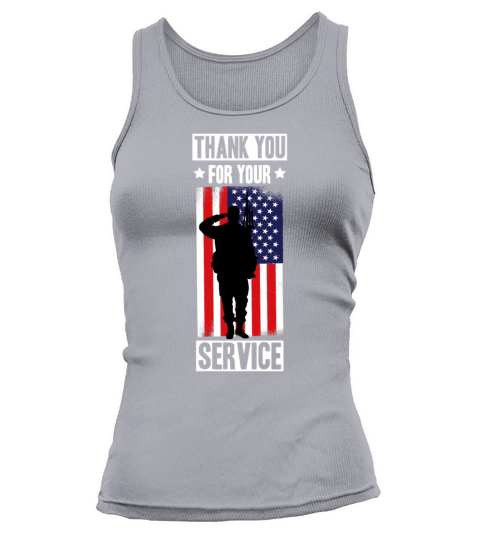 Veterans Day Thank You For Your Service Tank top Woman