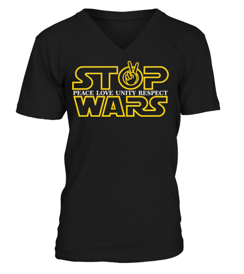 STOP WARS V-Neck T-shirt