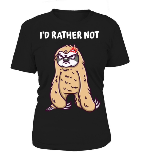 Id Rather Not Funny Introvert Humor Antisocial Sar Women's T-Shirt