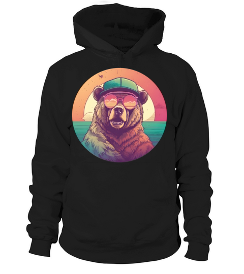 Style Bear Lovers Retro Hoodie Unisex