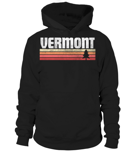 Vermont Home Retro Style Vintage State Gift Hoodie Unisex