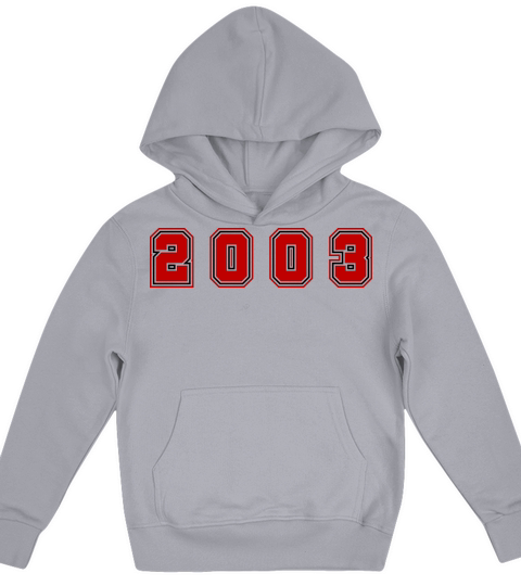 2003 Year Number Kids Hoodie