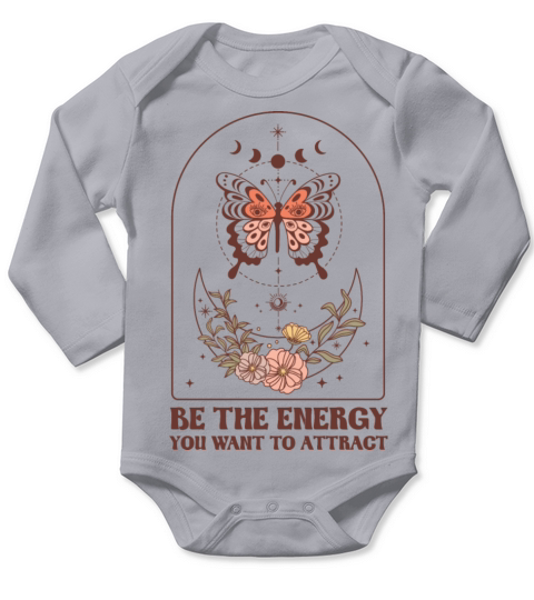Butterfly Long Sleeve Baby One-Piece