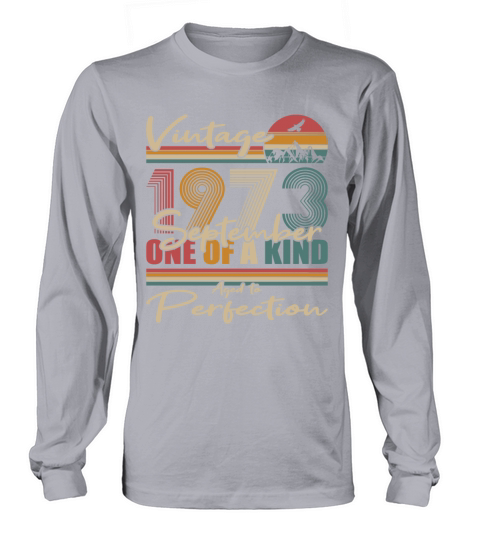 50th birthday september 1973 vintage 1973 Long sleeved Unisex
