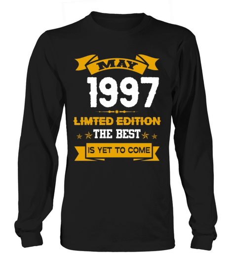 May 1997 Birthday Surprise Long sleeved Unisex