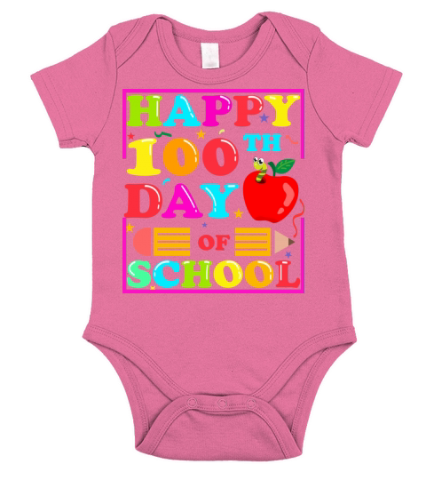 black history and 100th day of school Short Sleeve Baby One-Piece