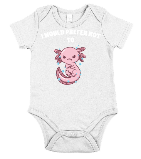 I Would Prefer Not To Couples Sarcastic Lovers Sar Short Sleeve Baby One-Piece