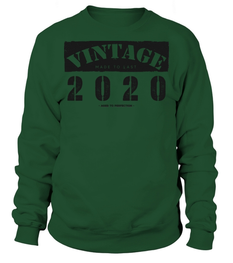 Vintage Classic 2020 3rd Birthday - 3 Years Old Sweatshirt Unisex