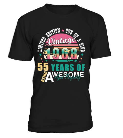 55th birthday April vintage 1968 vintage T-Shirt Unisex