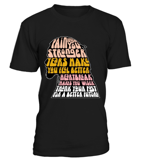 Pain makes you stronger Motivational Quote T-Shirt Unisex